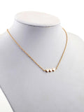 Shein- Three Heart Detail Chain Necklace
