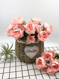 Shein- Artificial Flower Bunch With 5pcs Branch