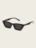 Shein- Cat Eye Flat Lens Sunglasses