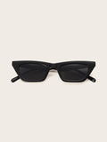 Shein- Cat Eye Flat Lens Sunglasses