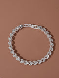 Shein- Rhinestone Link Bracelet