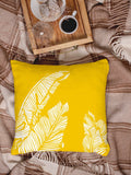 Shein- Leaf Print Cushion Cover Without Filler
