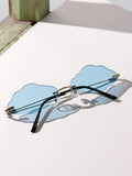 Shein- Cloud Color Frameless Sunglasses