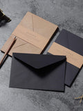 Shein-10pcs Kraft Paper Envelope Set