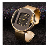 Dama Rusa- Golden Black Bracelet Watch For Women- TM-W-33