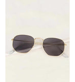 Shein- Sunglasses Flat Lenses And Metal Frame