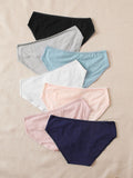 Shein- 7pack Solid Panty Set