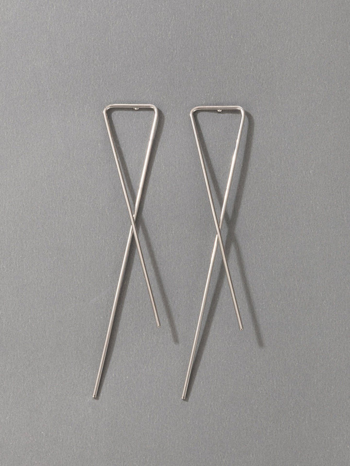 Shein- Cross Design Stud Earrings