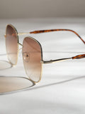 Shein- Square Frame Tinted Lens Sunglasses