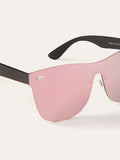 Shein- Rivet Decor Tinted Lens Sunglasses