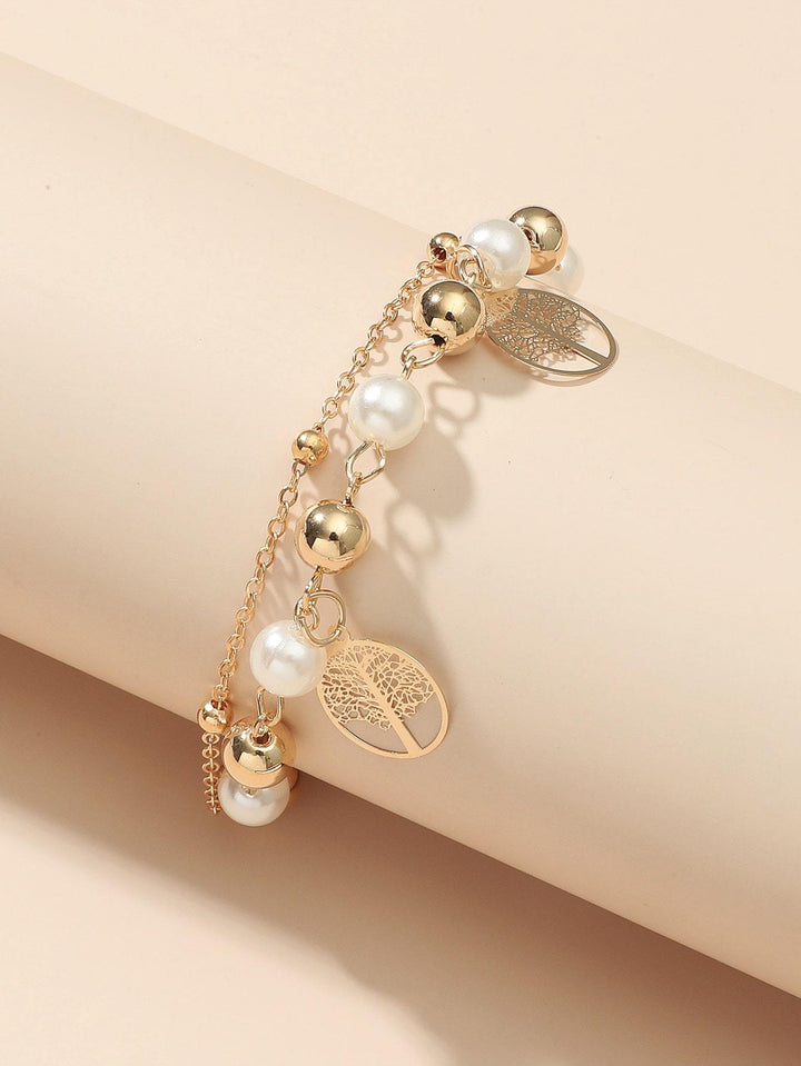 Shein- Faux Pearl Decor Bracelet