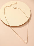 Shein- Round Detail Necklace