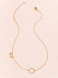 Shein- Round Charm Necklace