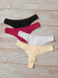 Shein- 4pack Solid Panty Set
