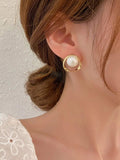 Shein- Faux Pearl Decor Stud Earrings