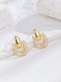 Shein Cubic zirconia dangle earrings