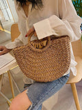 Shein- Straw Plaited Bag