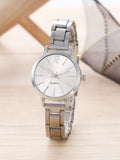 Shein - Minimalist Round Pointer Quartz Watch