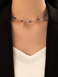 Shein - Rhinestone Decor Necklace