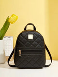 Shein Mini quilted tote bag with metallic decor
