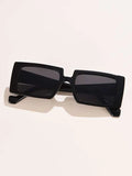 Shein - Square Frame Sunglasses