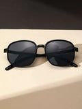 Shein- geometric frame sunglasses