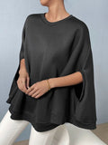 Shein Uniform Colored Abaya Sleeves Heavy Shirt