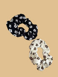 Shein- Scrunchie floral pattern 2 pcs