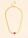 Shein- Rhinestone decor necklace
