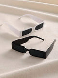 Shein- 2pairs Geo Frame Sunglasses