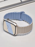 Shein - Two Tone Magnetic Watchband Compatible With Apple Watch