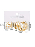 Shein - 10pairs/set Butterfly & Faux Pearl Decor Earrings