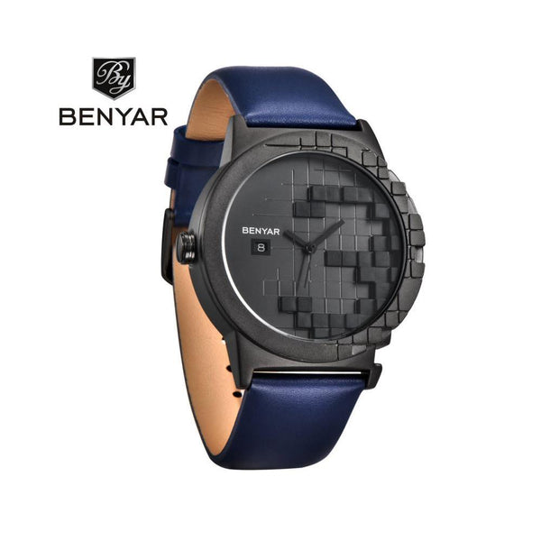 Benyar- Round Opposite Date BY5117- M Blue