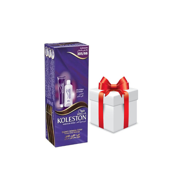 Wella- Koleston Color Cream Semi-Kit - Aubergine 305/66 Free Makeup by Brands Unlimited PVT priced at #price# | Bagallery Deals