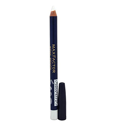 Max Factor Kohl Eye Liner Pencil for Women, 010 White