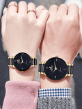 Shein - Business Style Men'S & Women'S Quartz Wristwatch, Casual Fashion Couples Watch Set