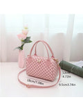 Shein - 1pc New Printed Women's Bag, Cylindrical Style Shoulder Bag, Fashionable And Simple Cross-Shoulder Bag