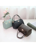 Shein - 1pc New Printed Women's Bag, Cylindrical Style Shoulder Bag, Fashionable And Simple Cross-Shoulder Bag