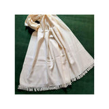 Zardi- Winter Shawl – Plain - Large – Warm – Acrylic Wool – Offwhite - ZSH93