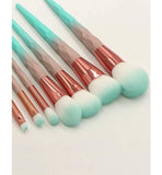 Shein- Double Fibrial Fiber Makeup Brush Set 7 Colors