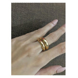 Jewels By Noor- Gold double ring