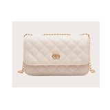 Shein- Pink Quilted Chain Shoulder Bag