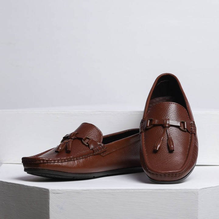 VYBE- Leather Loafer- Mustard