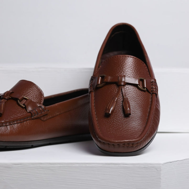 VYBE- Leather Loafer- Mustard