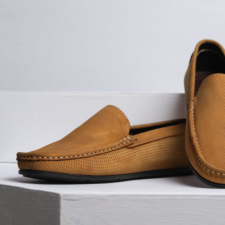 VYBE- Leather Loafer- Mustard