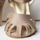 VYBE Shoes- Heat Waves- Gold Betty Heels