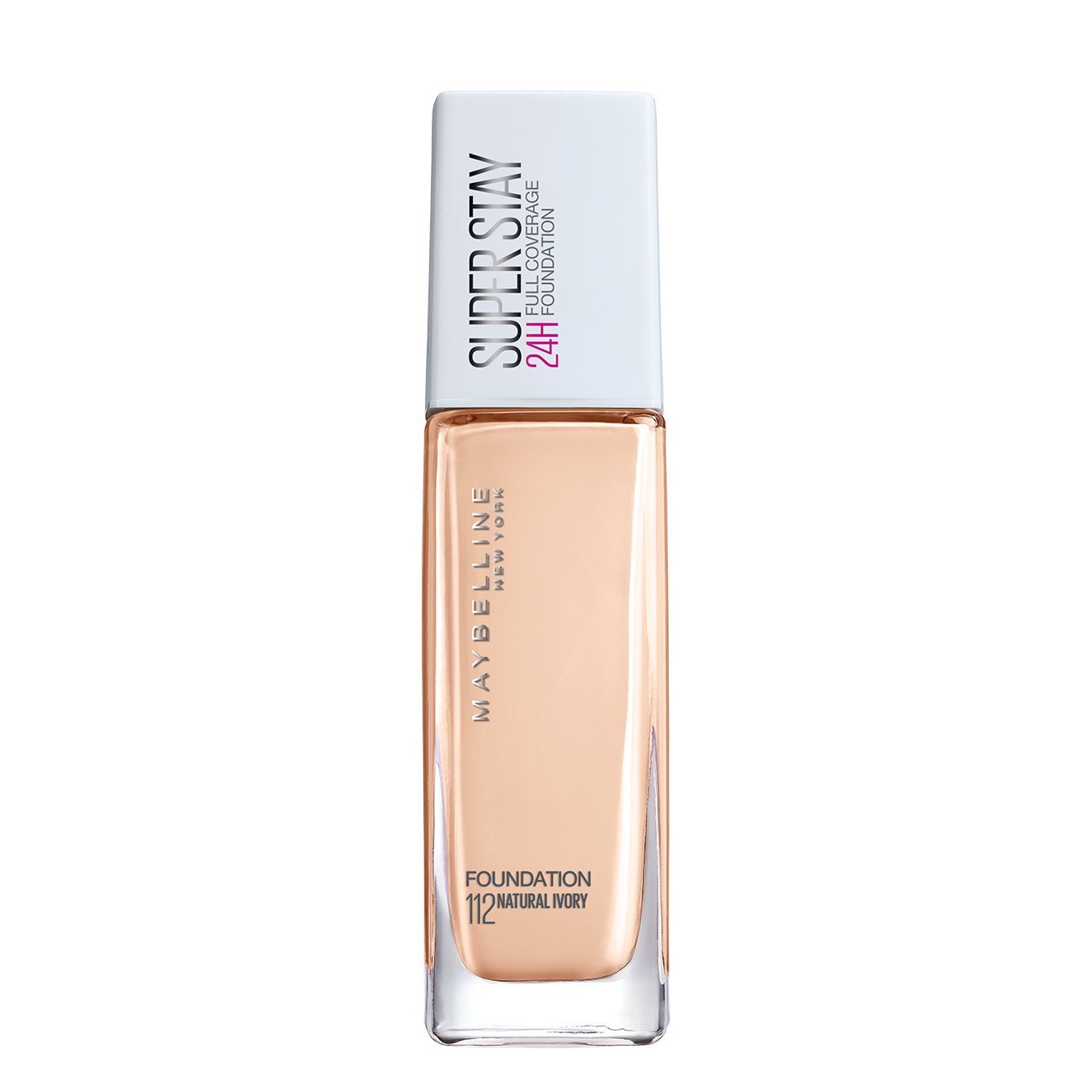 Maybelline New York- Superstay 24H Full Coverage Liquid Foundation 112 Natural Ivory 30ml