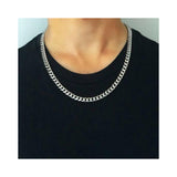 Garnet Lane- Mens Chunky Chain- Silver