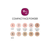 Rivaj- Compact Face Miniral Powder Natural Ivory #3`(10g)