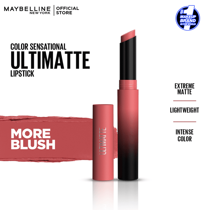 Maybelline New York Color Sensational Ultimatte Slim Lipstick - More Blush